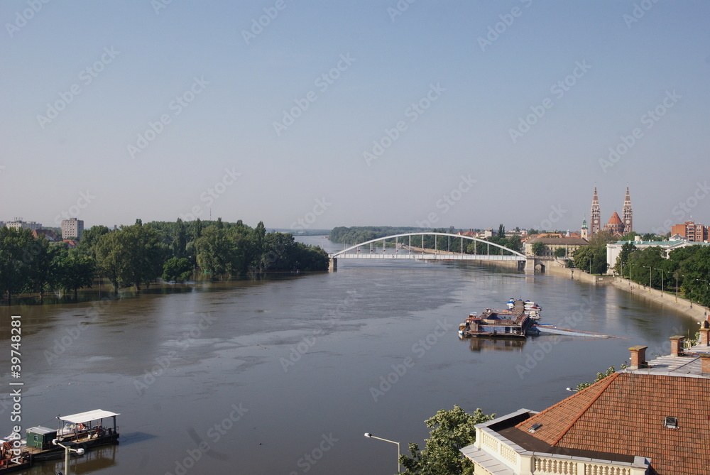 Tisza river, Szeged, Hungary