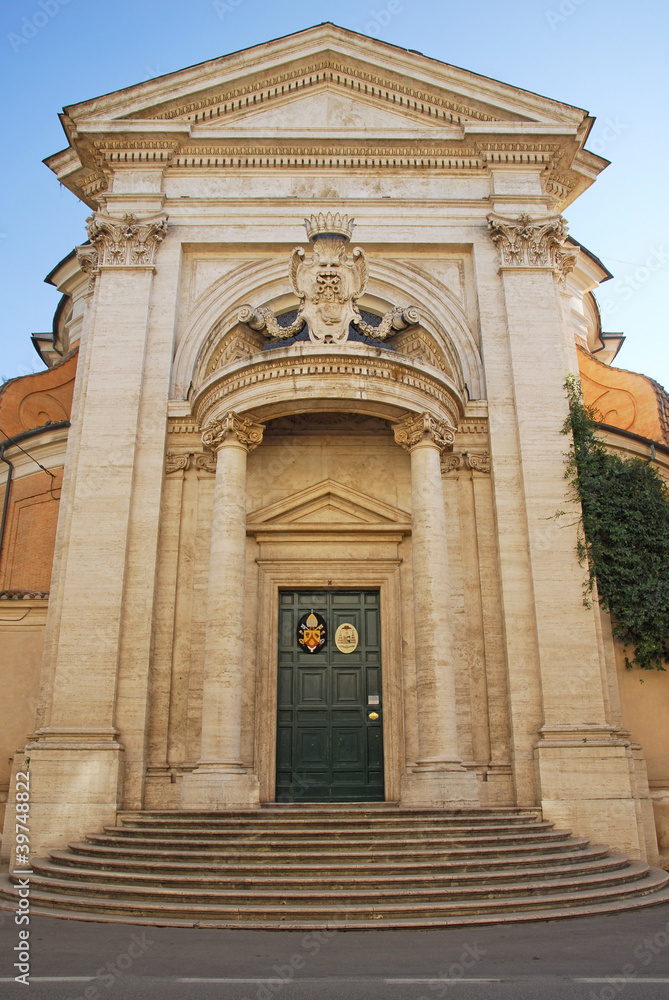 Obraz premium Rome Saint Andrea church at Quirinale