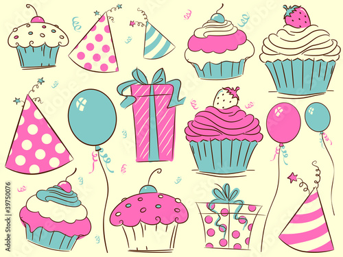 Birthday Design Elements