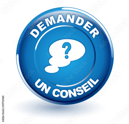 demander un conseil sur bouton bleu