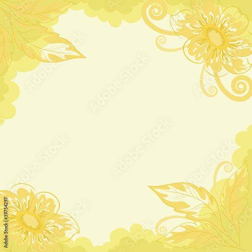 Floral background, dahlia