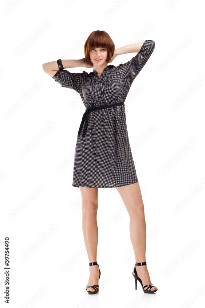 Full length portrait of a confident young female Full length portrait of a confident young female