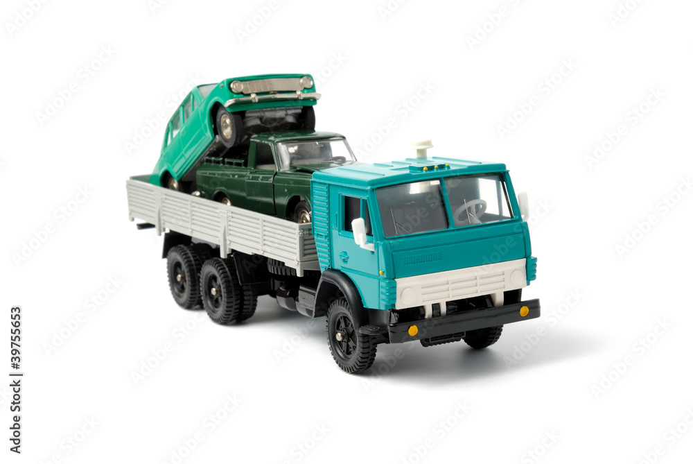 Transportation of toy cars for disposal