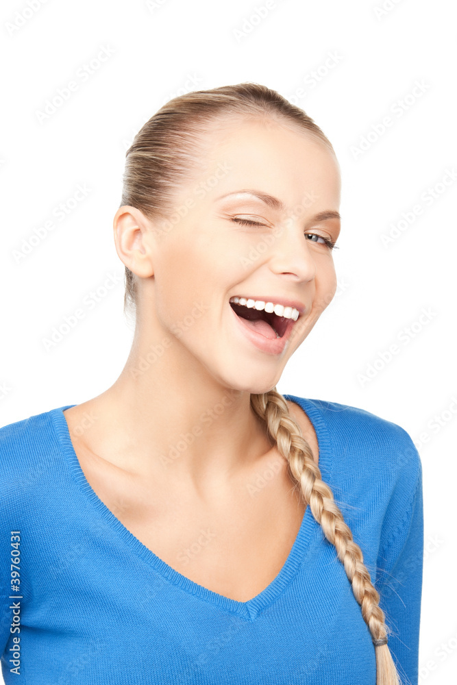 happy and smiling woman happy and smiling woman