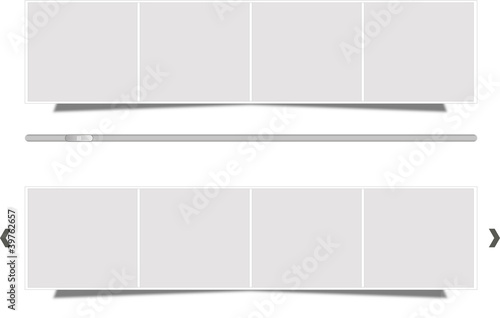 Slideshow boxes with slider