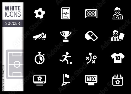 White - Soccer Icons