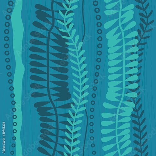 seaweed seamless pattern