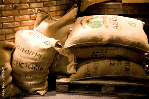 Obraz na płótnie Kaffeeimport w salonie
