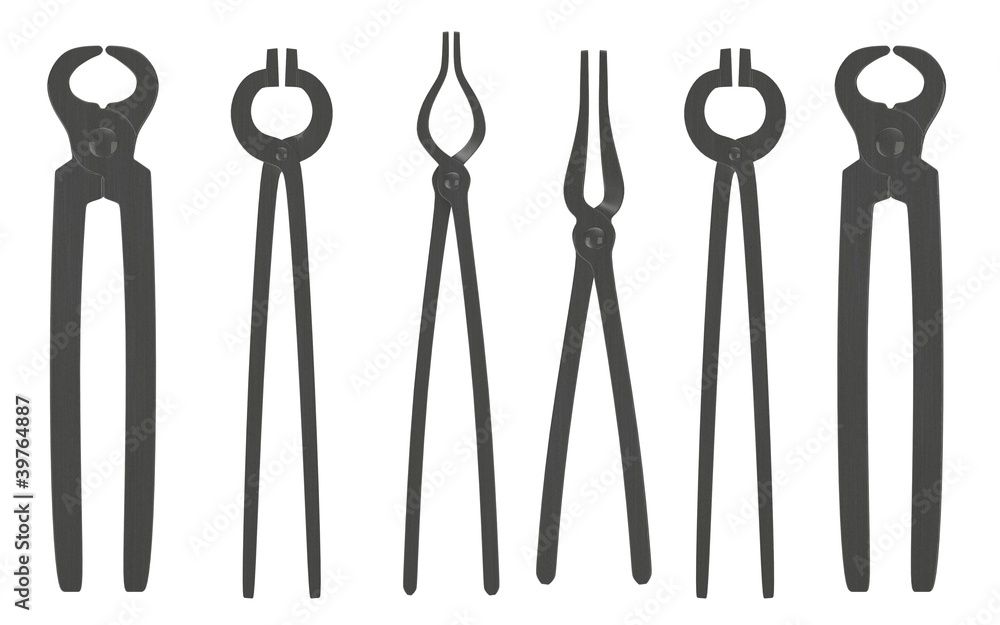 3d render of blacksmith tools 3d render of blacksmith tools