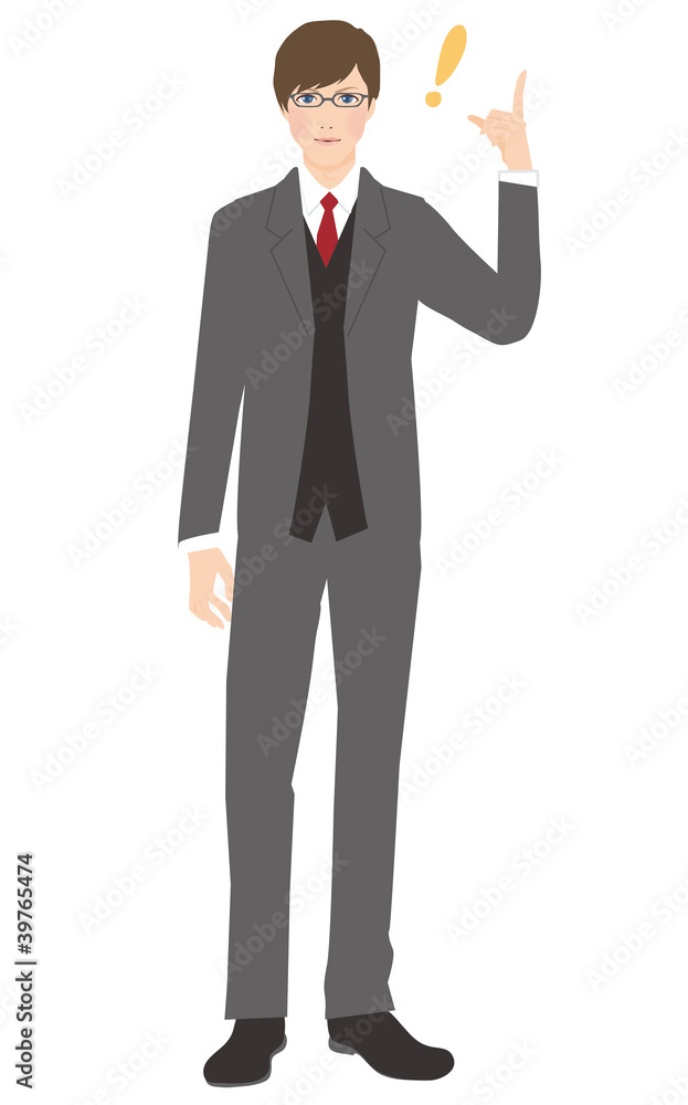 ビジネスマン/ひらめき ビジネスマン/ひらめき
