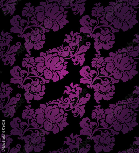 Floral Seamless lilac pattern