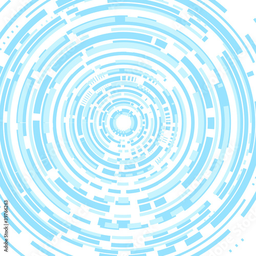 Techno abstract white-blue background