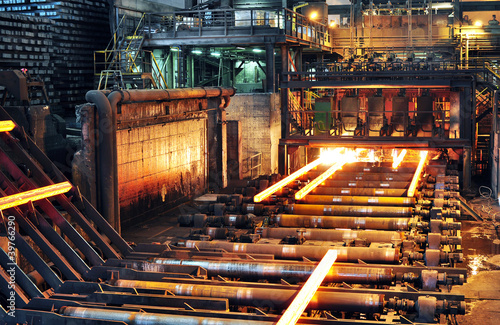 Canvas Print Stahl- und Walzwerk // steelworks