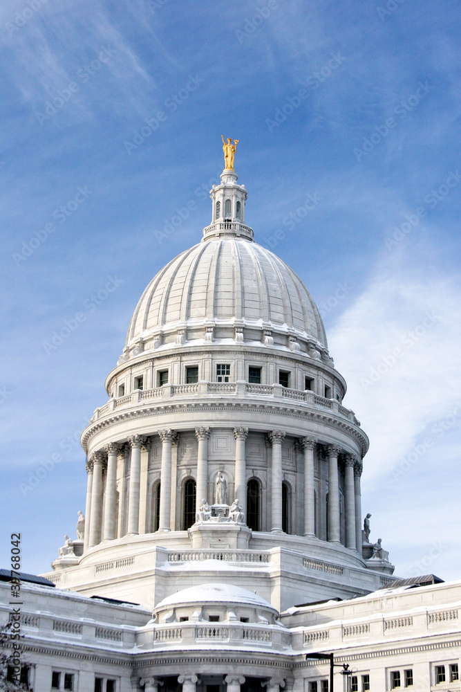 Fototapeta premium Capital building in Madison, WI.