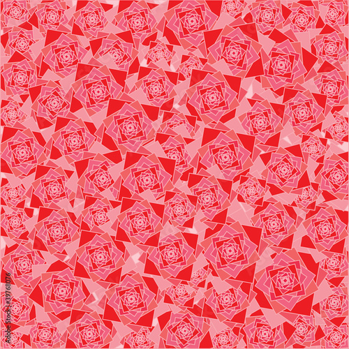 abstract background from red and pink polygons