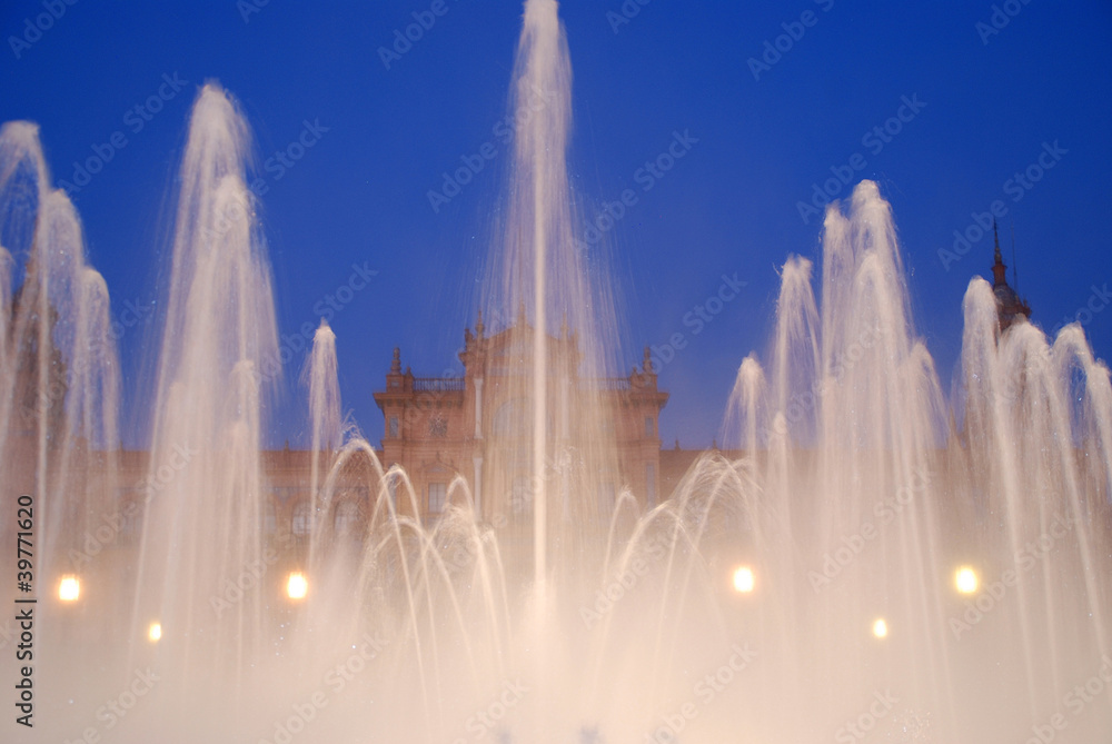 PLAZA DE ESPAÑA. SEVILLA. FOTOGRAFÍA NOCTURNA PLAZA DE ESPAÑA. SEVILLA. FOTOGRAFÍA NOCTURNA