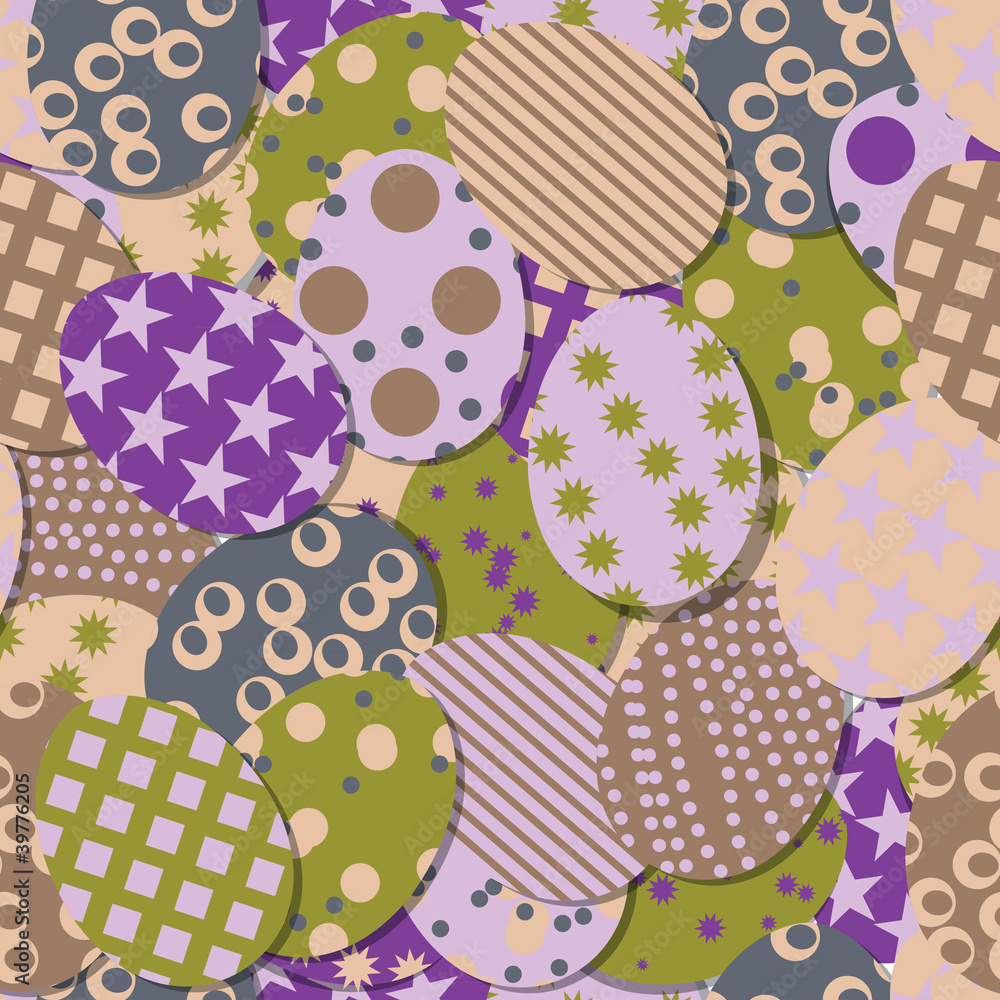 Easter eggs seamless background Easter eggs seamless background