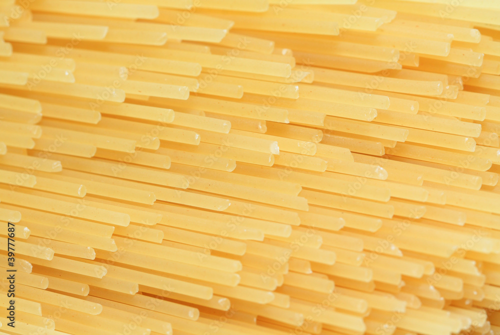 raw noodle on white background raw noodle on white background