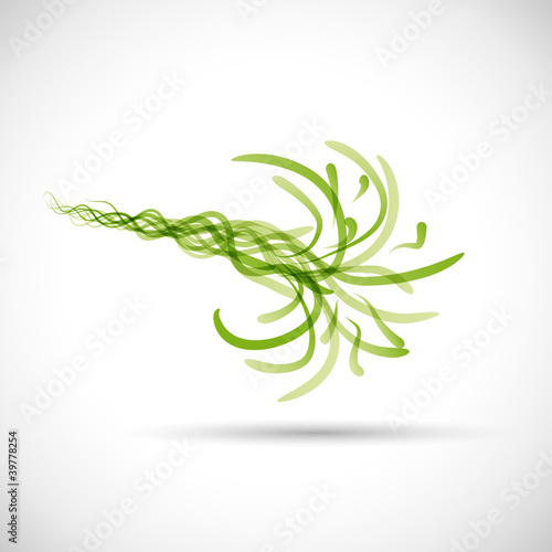 Green Energy Background # Vector