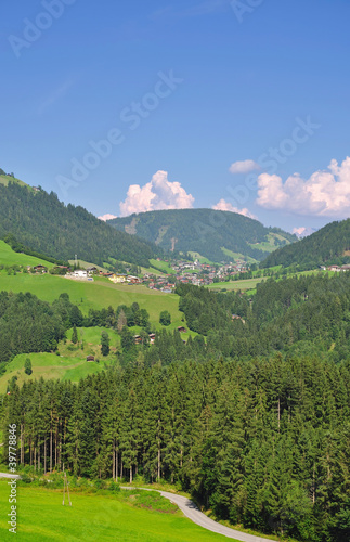 Blick in die beliebte Wildschönau in Tirol