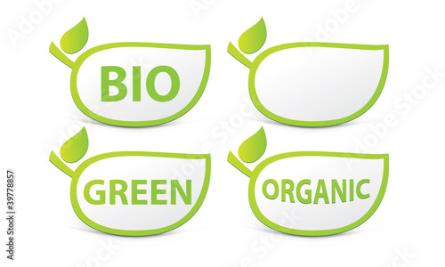 Organic sign, BIO sign, green sign
