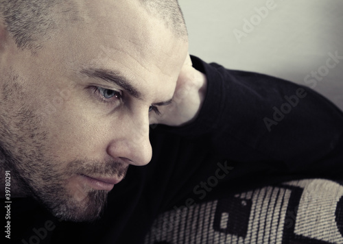 Upset man