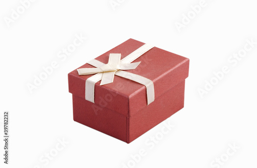 gift on a black background