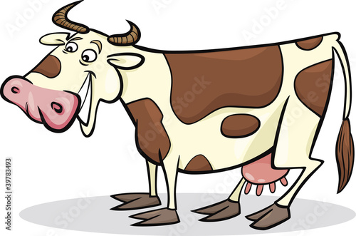 Cartoon cow
