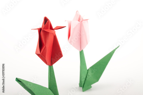 Fototapeta Naklejka Na Ścianę i Meble -  Paper flowers