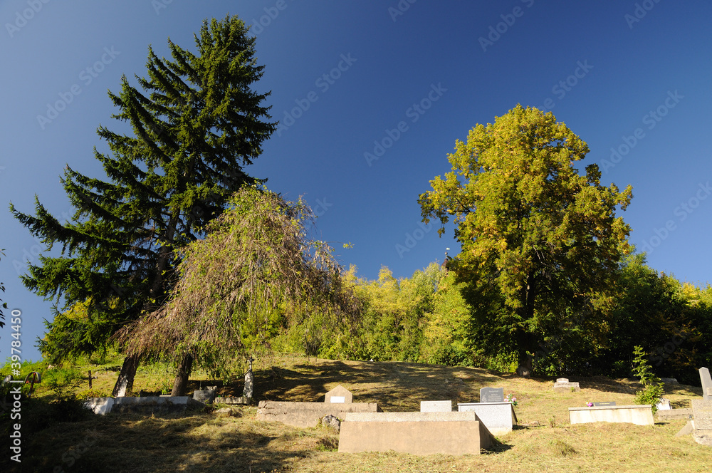 Cemetery in Banska Stiavnica Cemetery in Banska Stiavnica