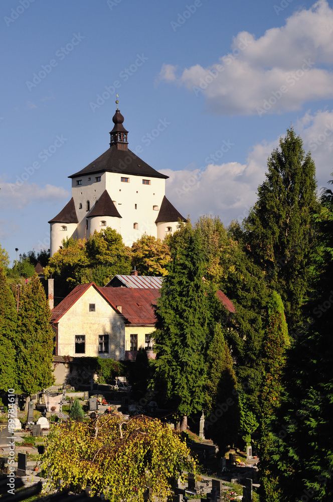 New Castle in autumn Banska Stiavnica, Slovakia Unesco