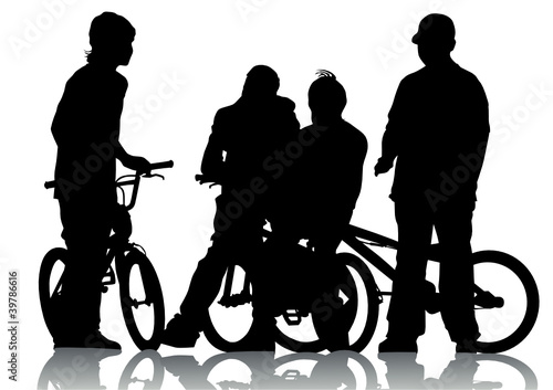 Cyclist kids