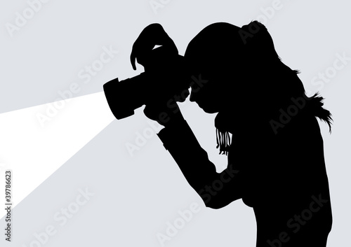 Women with camera