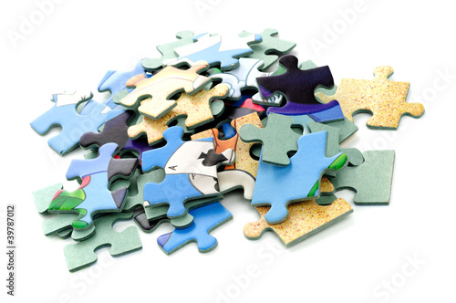 Puzzle - white background