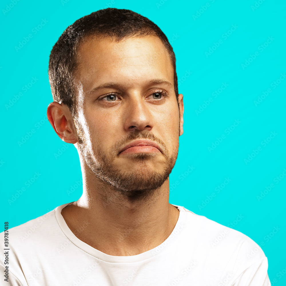 Fototapeta premium satisfied young man