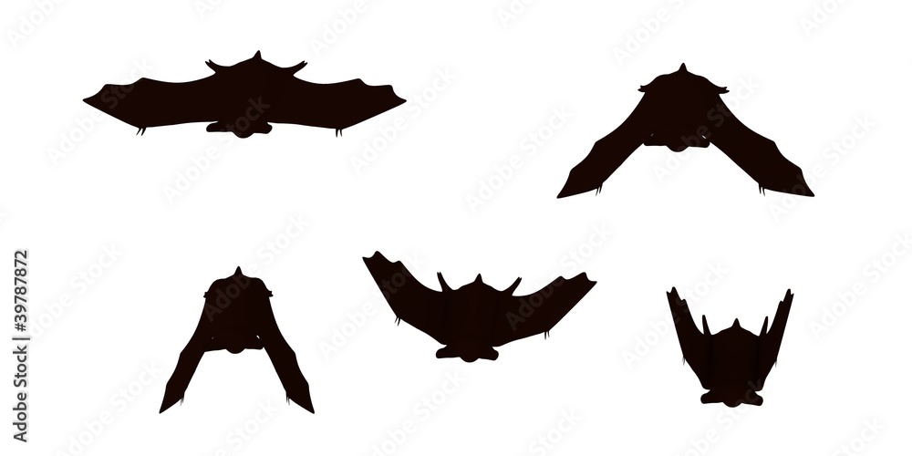 Fotografie 3d render of cartoon bat