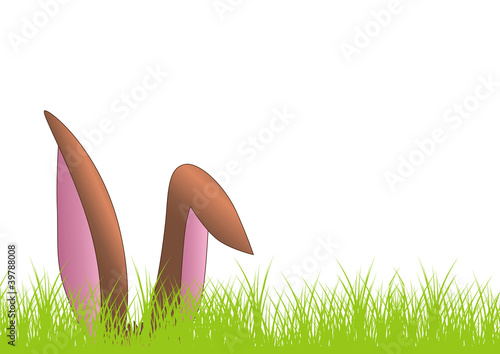Osterhase im Gras