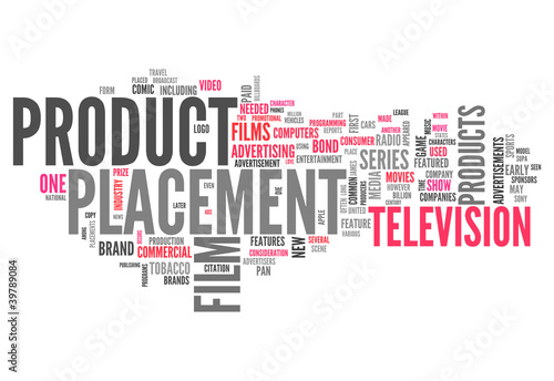 Word Cloud "Product Placement"