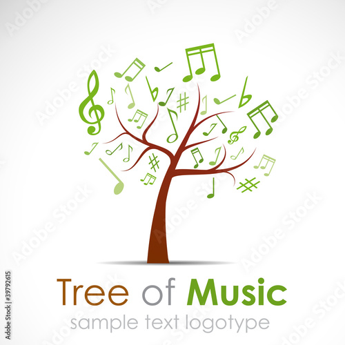 Logo Tree of Music # Vector