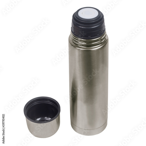 thermos isolated on white (clipping path)
