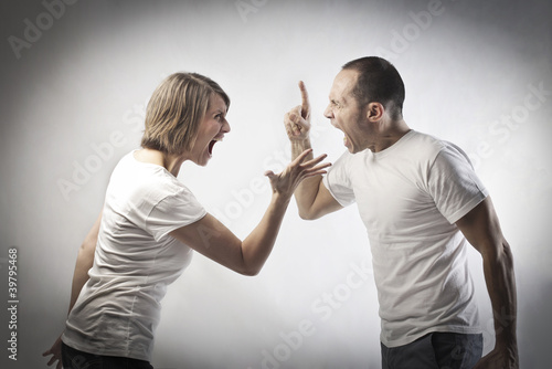 Cuadro en lienzo Family conflict