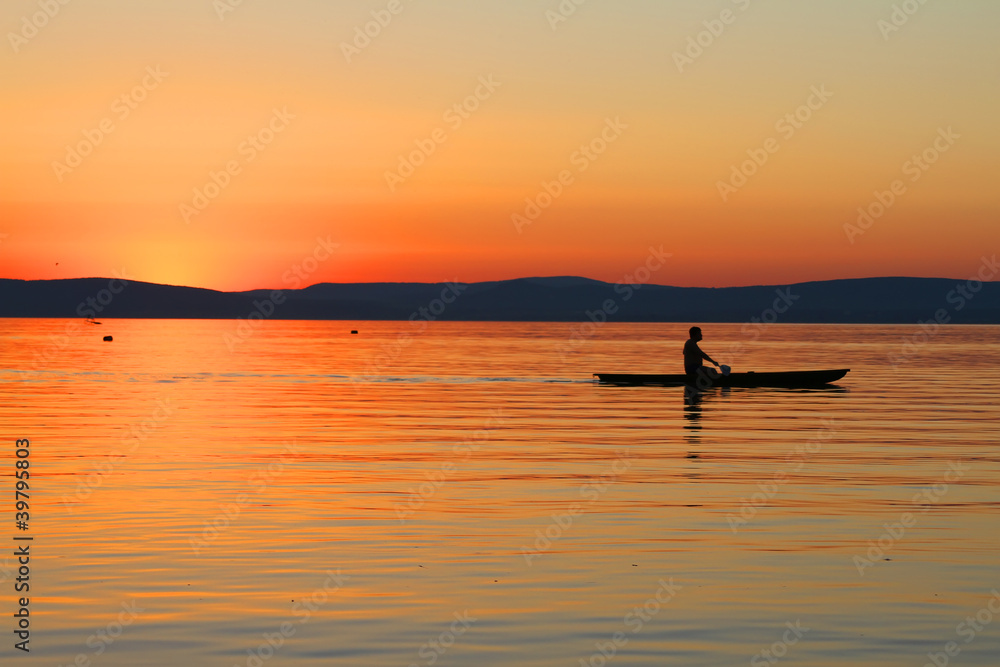 Sonnenuntergang am Balaton Sonnenuntergang am Balaton