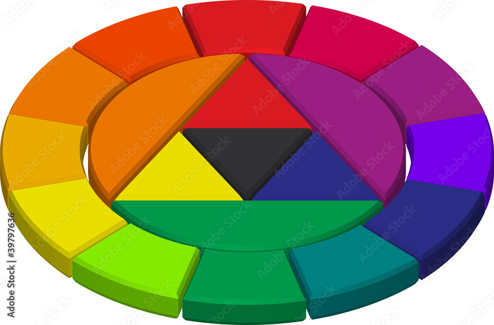 Obraz premium Color circle
