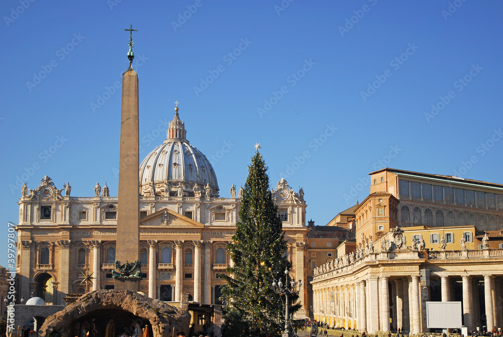 Saint Peter basilica and Pope Residence