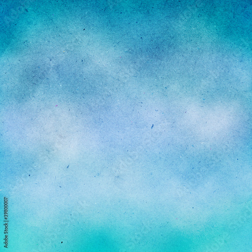 blue sky water color painted background.