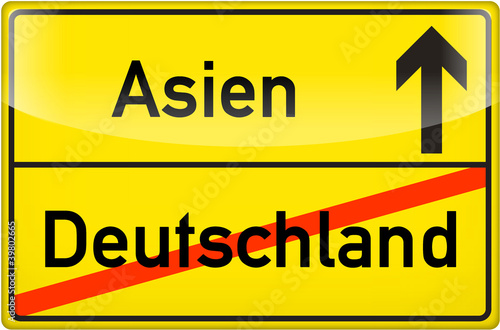 nach Asien