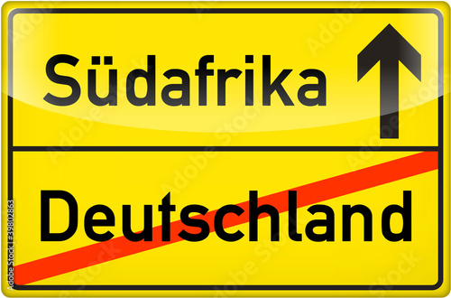 nach Südafrika