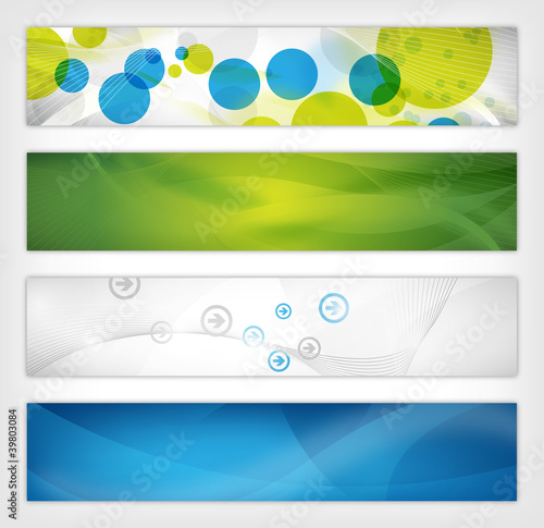 abstract vector header / banner