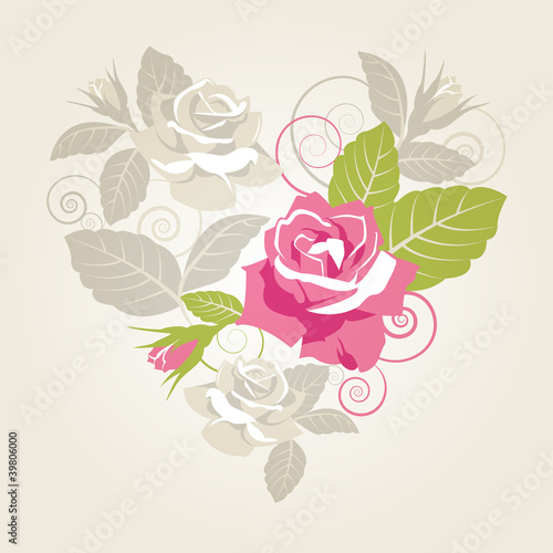 roses & heart