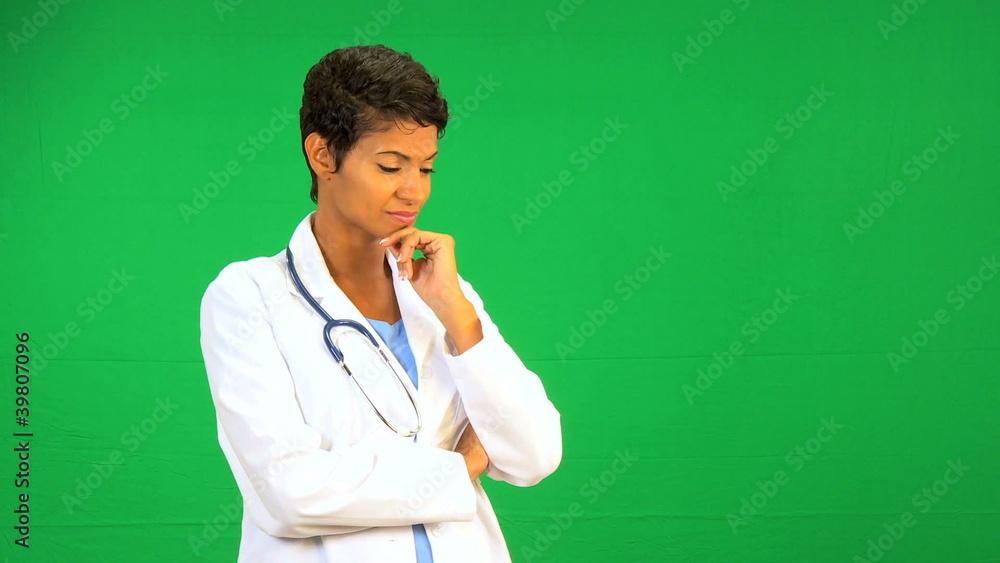 Female Doctor Green Screen Technology Female Doctor Green Screen Technology